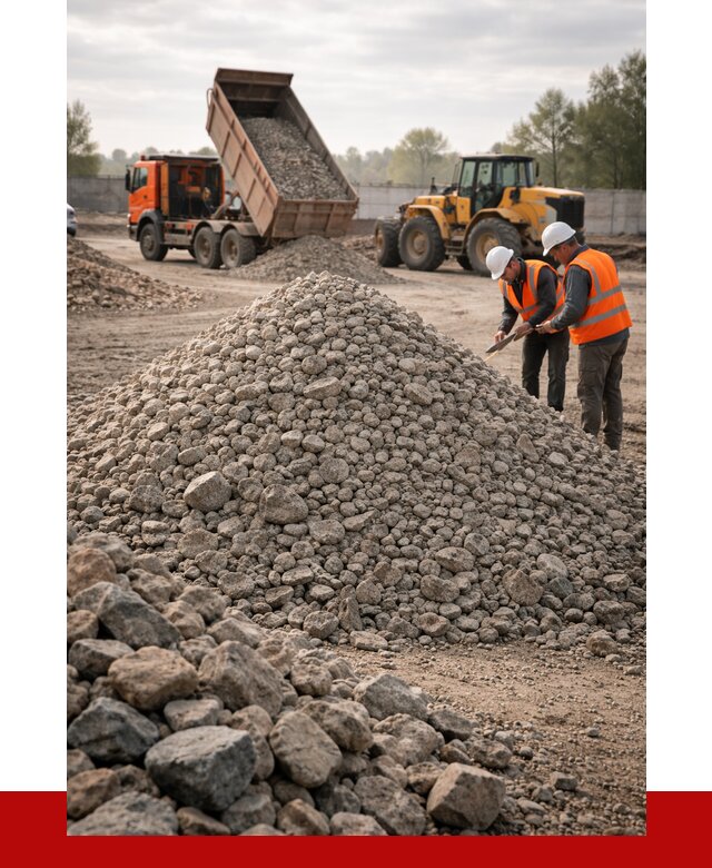 Гранитный щебень фракция 40-70 в Балтийске от 2549 руб ПРОНЕРУДБлт