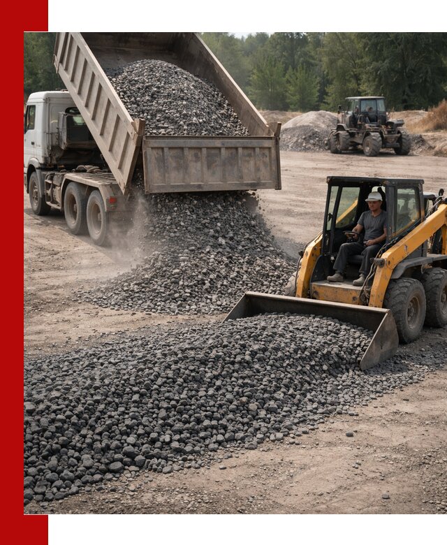 Гранитный щебень фракция 40-70 с доставкой в Балтийске