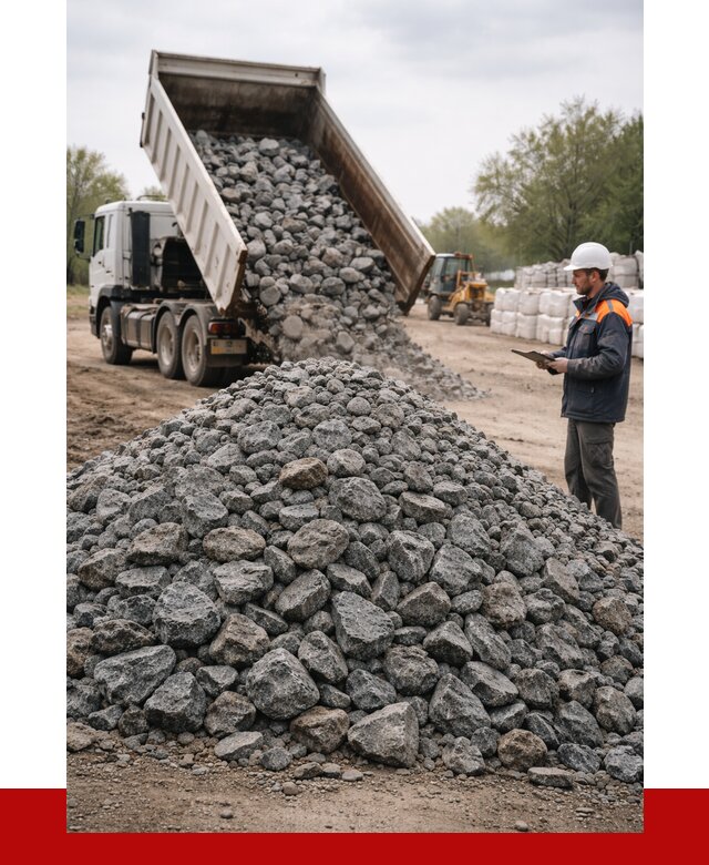 Гранитный щебень фракция 100-200 в Балтийске от 4282 р. ПРОНЕРУДБлт