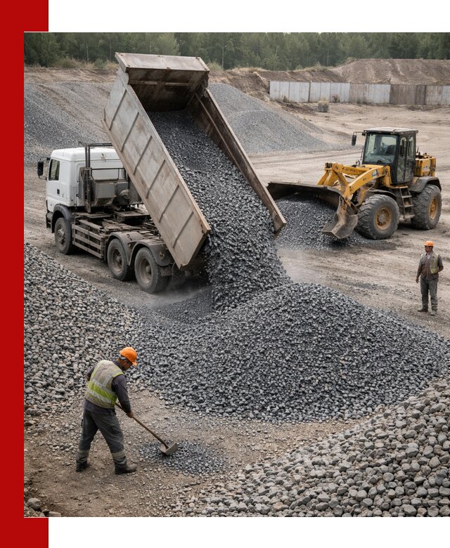 Щебень габбро-диабаз фр. 5-20 с доставкой в Балтийске