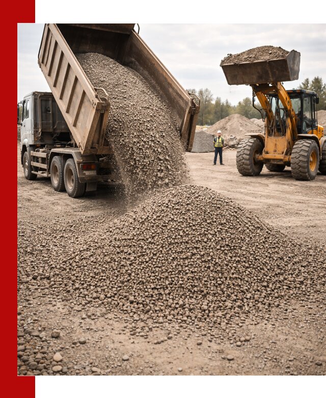 Гравийный щебень фракция 3–10 с доставкой в Балтийске