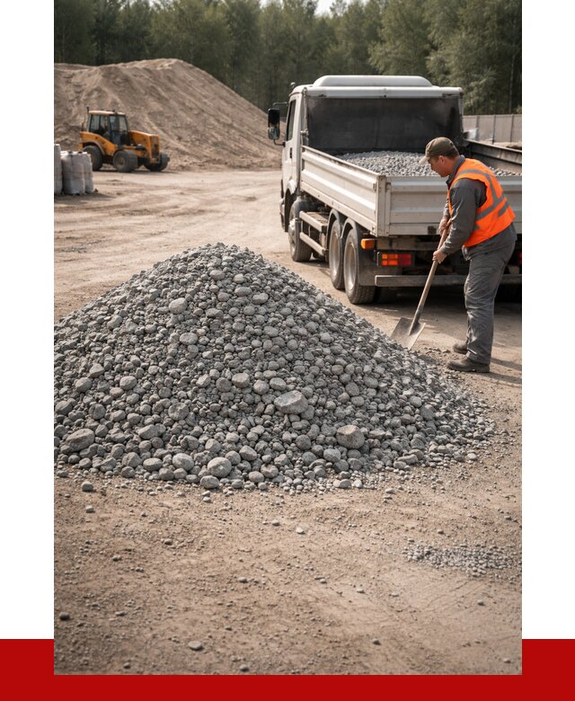 Гравийный щебень фракция 5-10 в Балтийске от 2243 р. | ПРОНЕРУДБлт