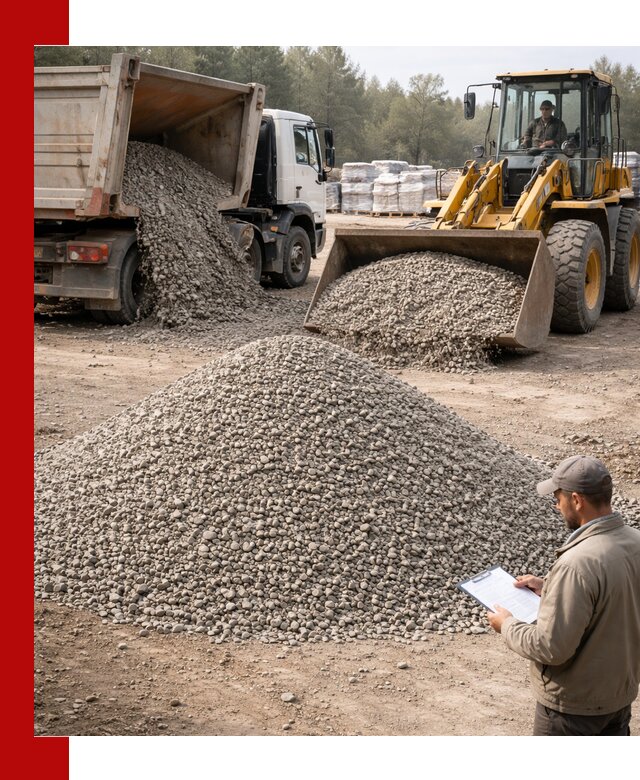 Гравийный щебень фракция 5–10 с доставкой в Балтийске