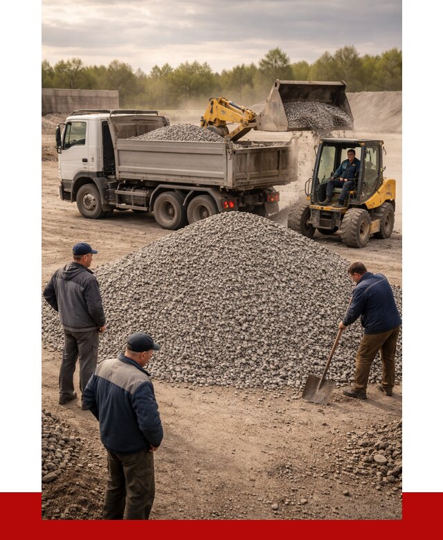 Гравийный щебень фракция 5-20 в Балтийске от 2447 р. ПРОНЕРУДБлт