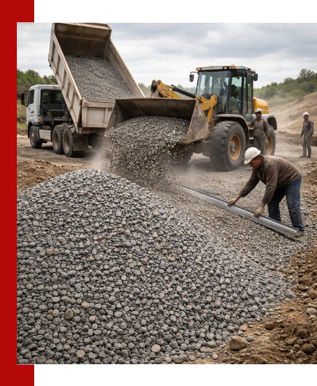 Гравийный щебень фракция 5-20 с доставкой в Балтийске