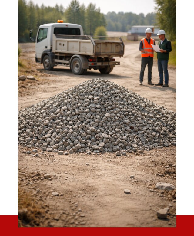 Гравийный щебень фракция 20-40 в Балтийске от 1223 р. | ПРОНЕРУДБлт