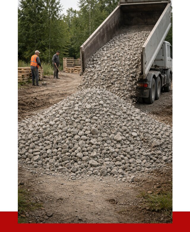 гравийный щебень фракция 70-120 в Балтийске от 2498 р. ПРОНЕРУДБлт