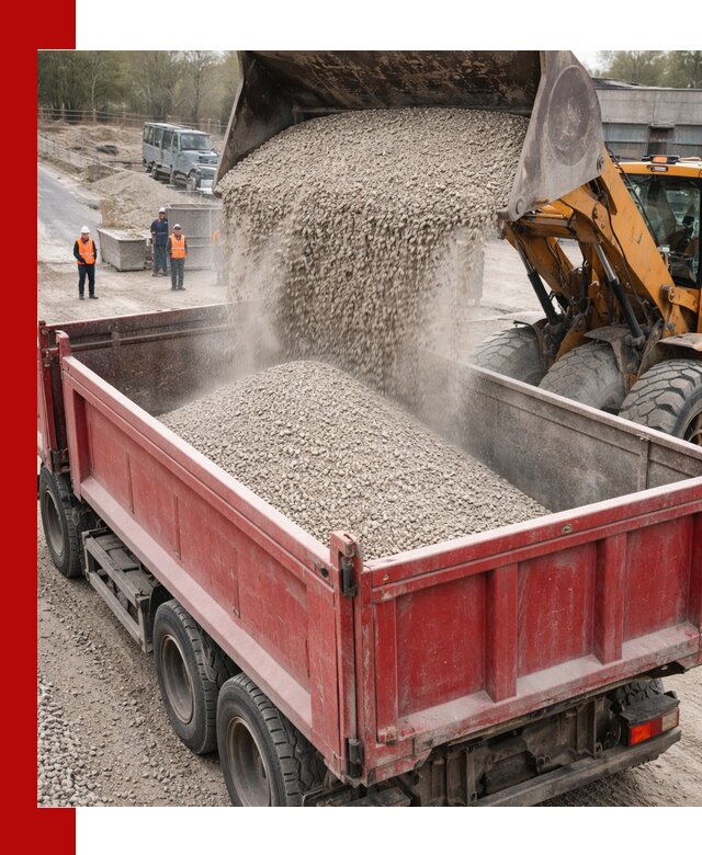 Купить известняковый щебень фракции 0-5 с доставкой в Балтийске