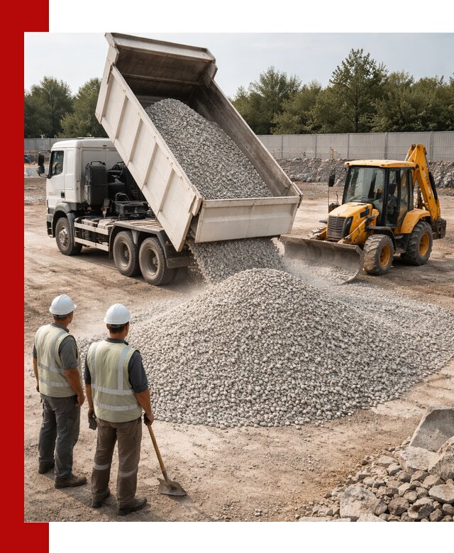 Купить известняковый щебень фракции 5–10 мм с доставкой в Балтийске