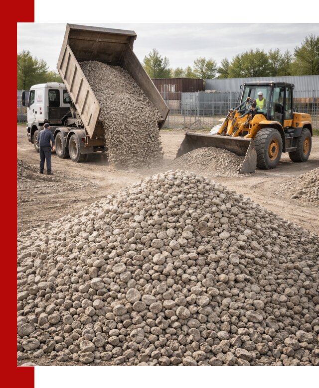 Доломитовый щебень фракции 20–41 с доставкой в Балтийске