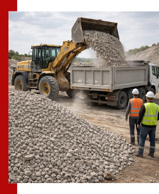 Доломитовый щебень фракция 40–71 доставка и продажа в Балтийске