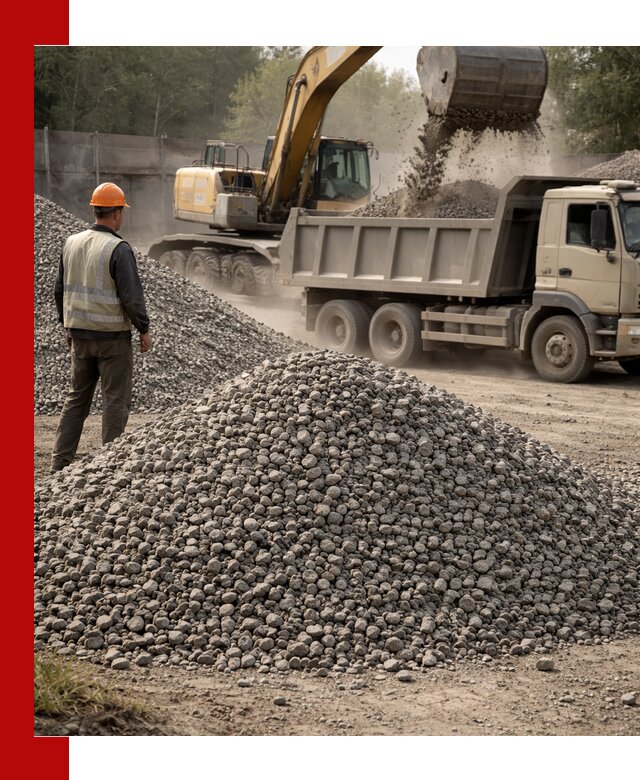 Шлаковый щебень фракция 5-20 с доставкой в Балтийске