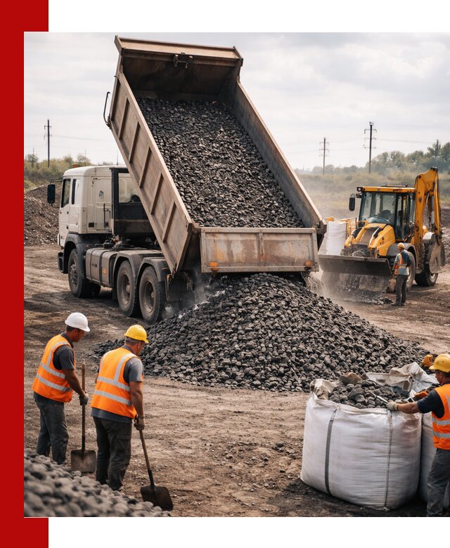 Шлаковый щебень фракция 40-70 с доставкой в Балтийске