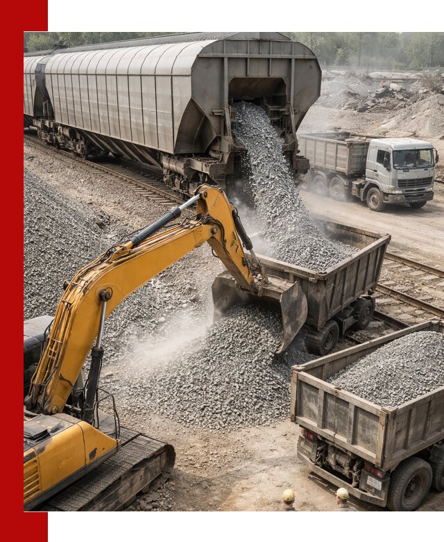 Доставка железнодорожного щебня в Балтийске крупными партиями быстрого отгруза