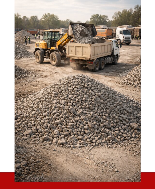 Вторичный щебень фракция 40-70 в Балтийске от 1774 р, ПРОНЕРУДБлт