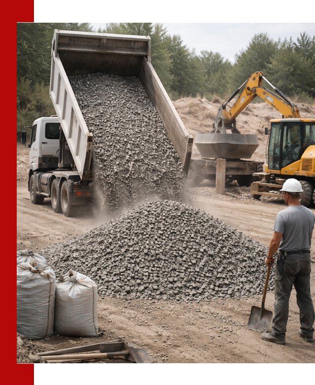 Доставка и продажа бетонного щебня в Балтийске