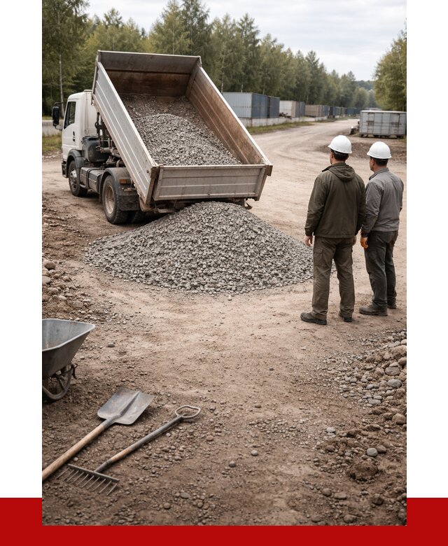 Бетонный щебень фракция 5-20 в Балтийске от 3262 р., ПРОНЕРУДБлт