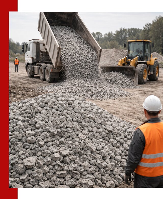 Доставка бетонного щебня фракции 20-40 в Балтийске