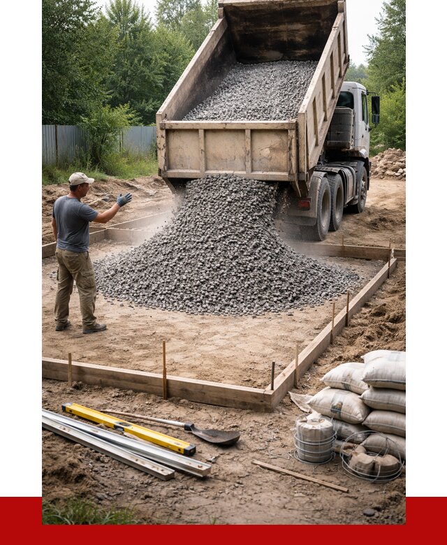 Купить щебень для фундамента в Балтийске от 4588 р. | ПРОНЕРУДБлт