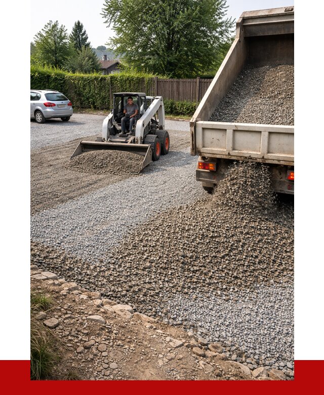 Щебень для парковки в Балтийске с доставкой от 1223 р.| ПРОНЕРУДБлт