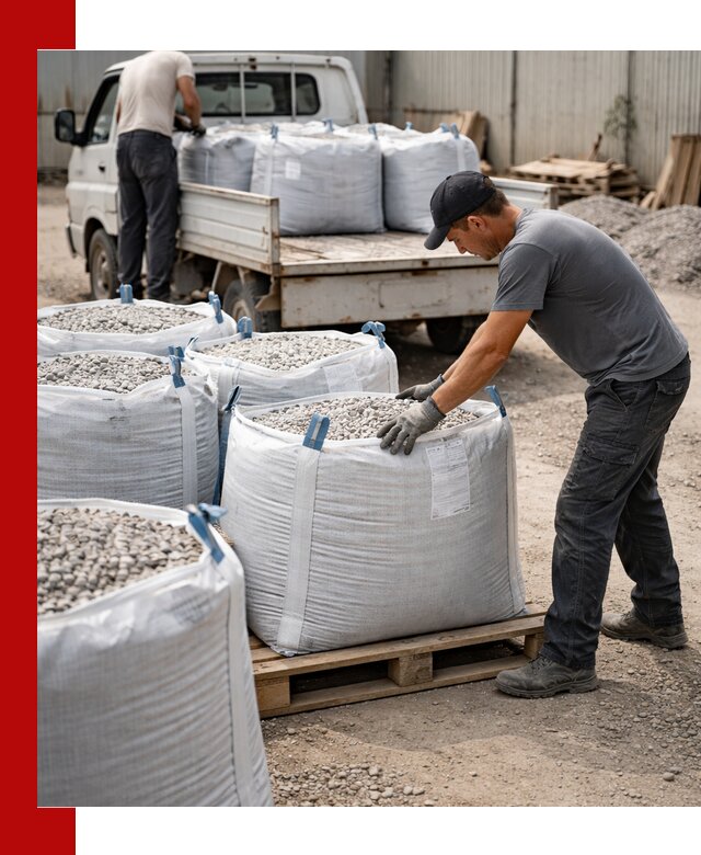 Доставка щебня в мешках по выгодным ценам в Балтийске