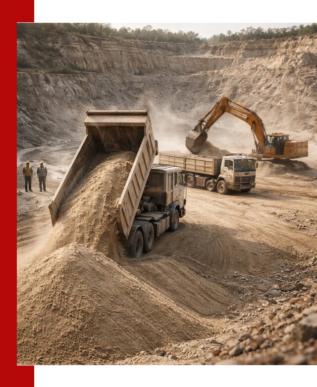 Карьерный песок навалом с доставкой в Балтийске