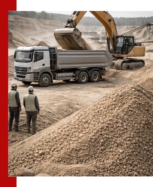 Карьерный крупнозернистый песок с доставкой в Балтийске