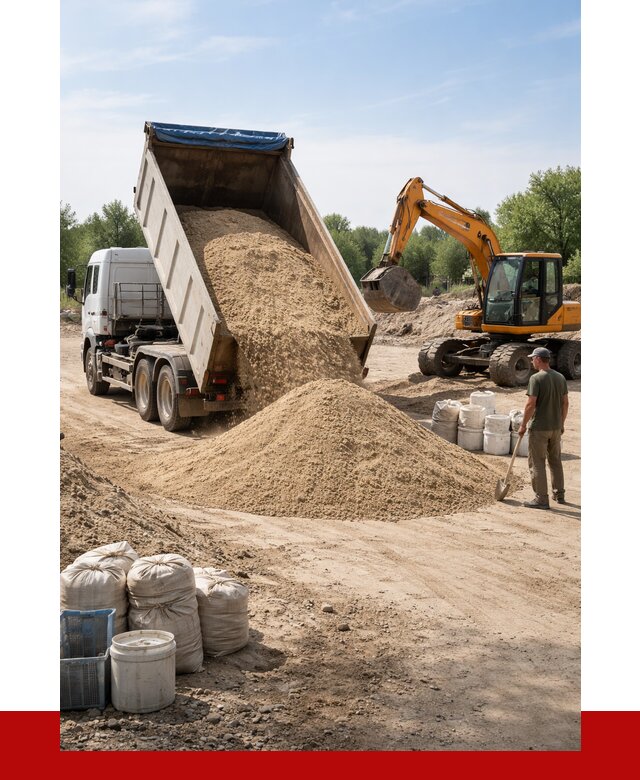 Купить речной песок в Балтийске от 1223 р. за куб | ПРОНЕРУДБлт