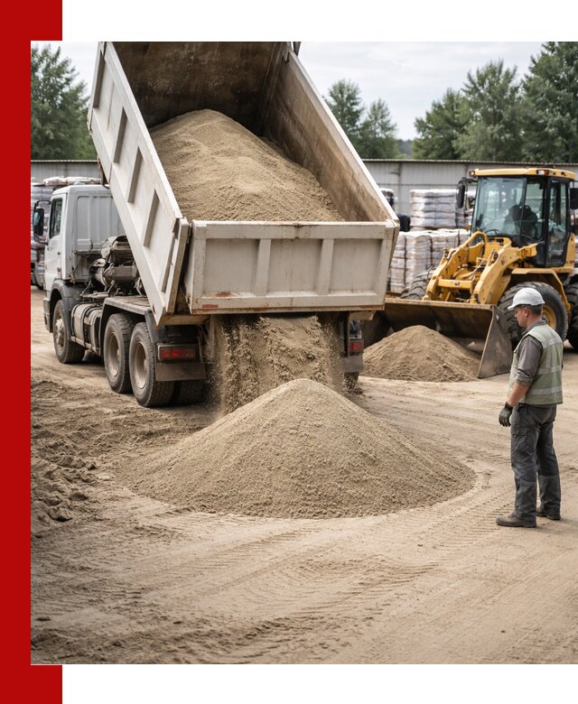 Поставка и доставка песка для бетона в Балтийске