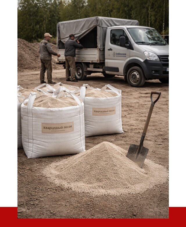 Кварцевый песок для пескоструя в Балтийске от 4588 р. | ПРОНЕРУДБлт