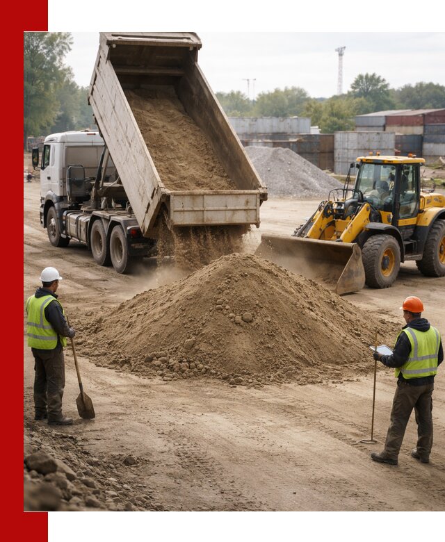 Доставка и продажа пескогрунта оптом и в розницу в Балтийске