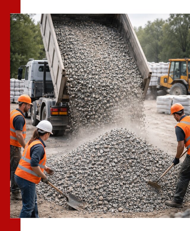 Доставка гравия и камня в Балтийске оптом и в розницу