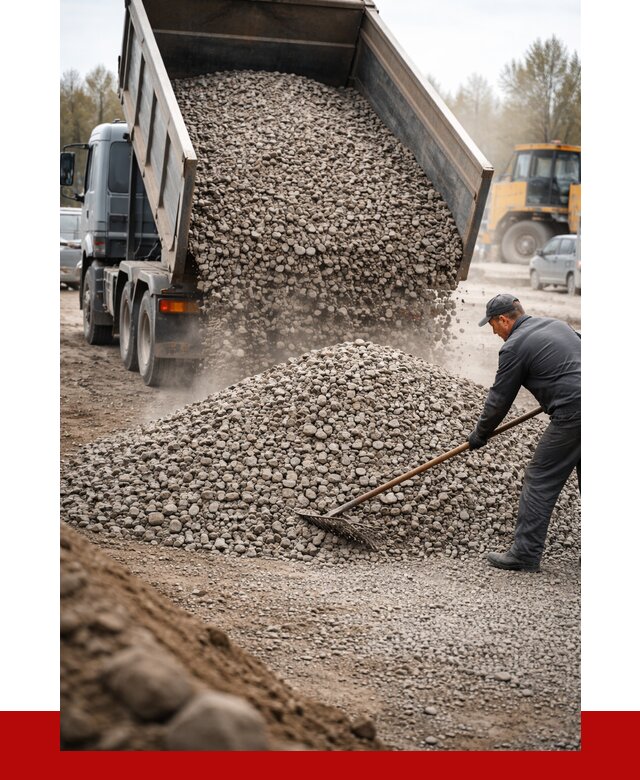 Гравий фракция 20-40 в Балтийске от 2549 р. доставка | ПРОНЕРУДБлт