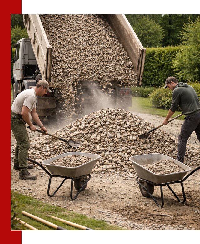 Доставка и продажа декоративной гальки в Балтийске