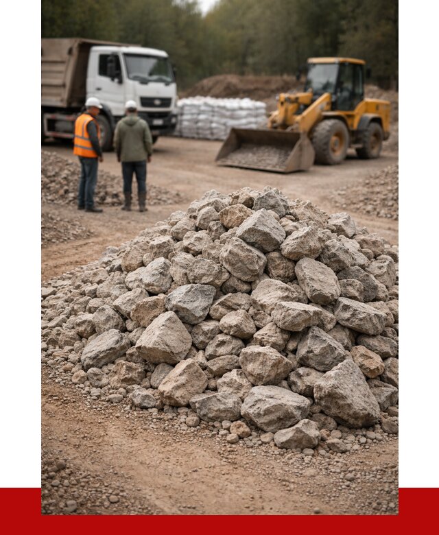 Купить бутовый камень с доставкой в Балтийске от 2345 р. | ПРОНЕРУДБлт