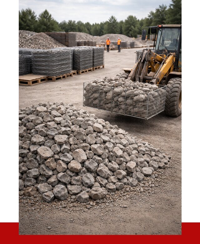 Камень для габионов фракция 70-150 в Балтийске от 4282 р. | ПРОНЕРУДБлт