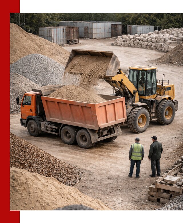 Доставка сыпучих смесей и смесей для стройки в Балтийске