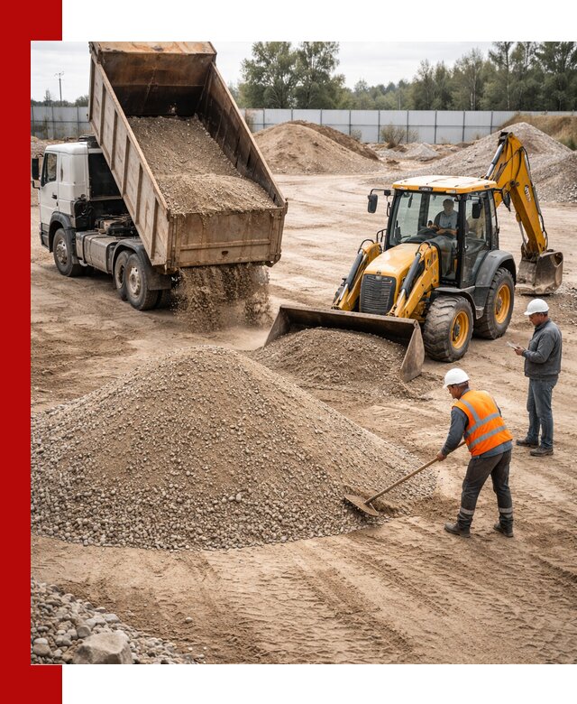Поставка и доставка ПГС С4 в мешках и самосвалах в Балтийске