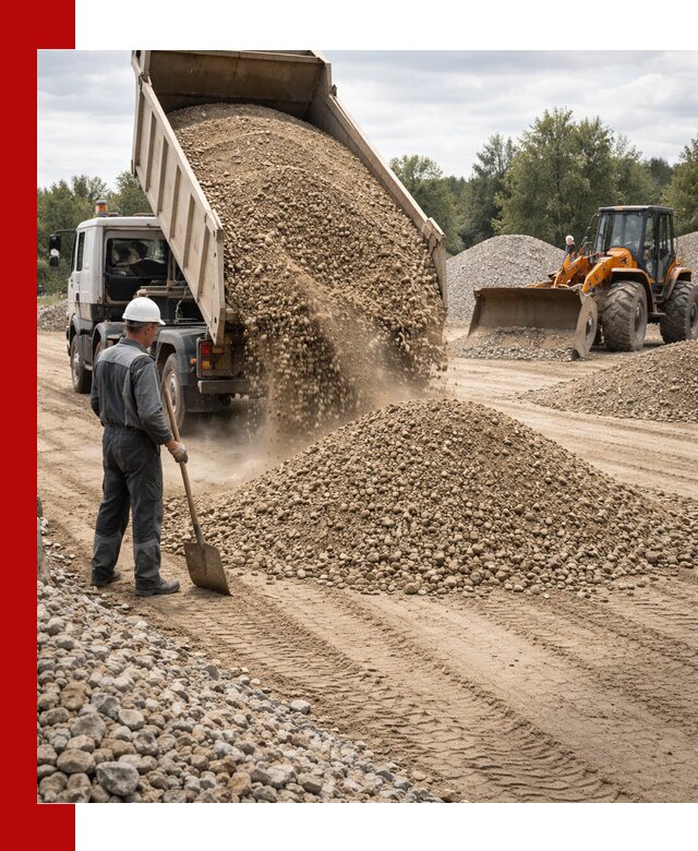 Доставка щпс С3 в Балтийске самосвалами и бортовыми грузовиками