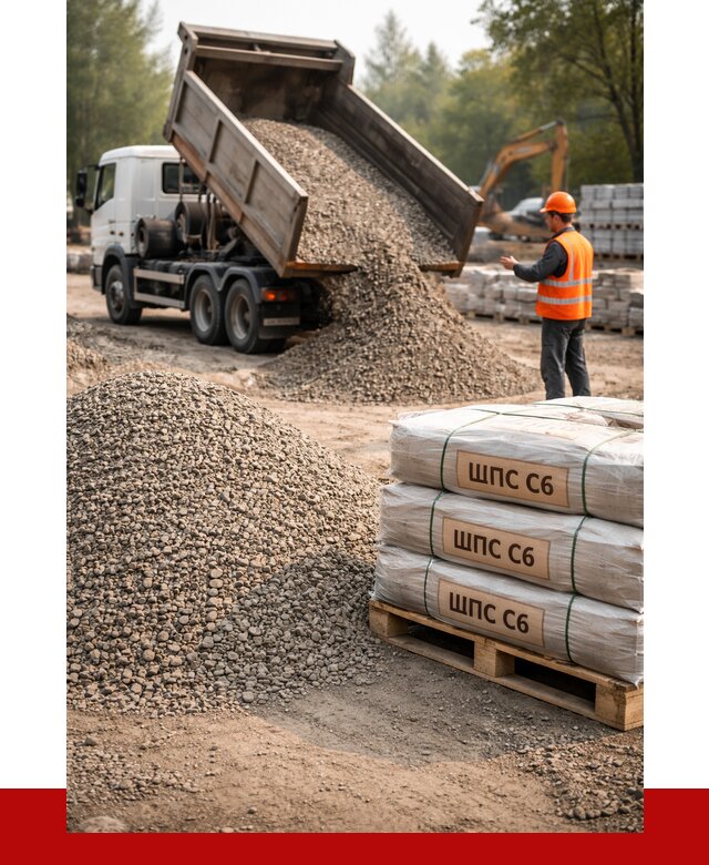 ЩПС С6 в Балтийске с доставкой от 2243 р. за куб | ПРОНЕРУДБлт