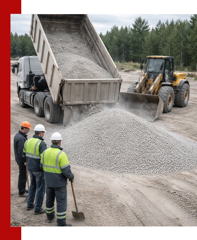 Известняковый отсев 0-5 доставка в Балтийске быстро и выгодно