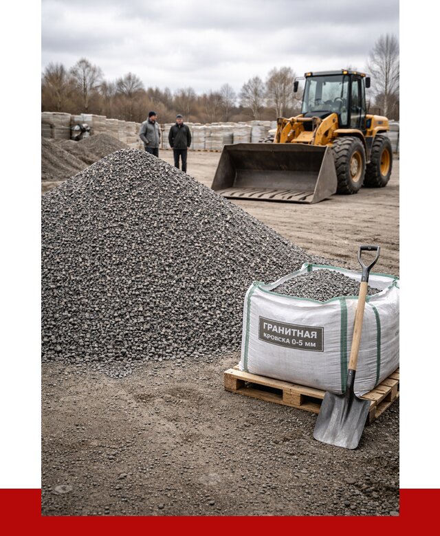 Купить гранитную крошку в Балтийске от 4894 р. с доставкой | ПРОНЕРУДБлт