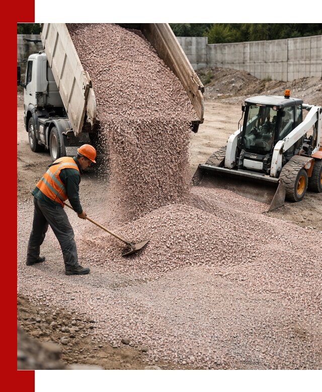 Крошка розовый гранит с доставкой в Балтийске от производителя