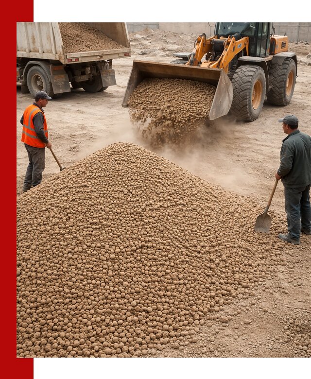 Керамзит фракция 10-20 с доставкой в Балтийске