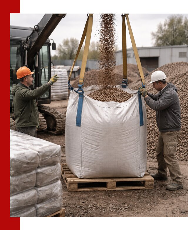 Керамзит в биг-бегах с доставкой в Балтийске