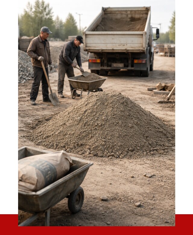 Цементно-песчаная смесь М150 в Балтийске от 4792 р. | ПРОНЕРУДБлт