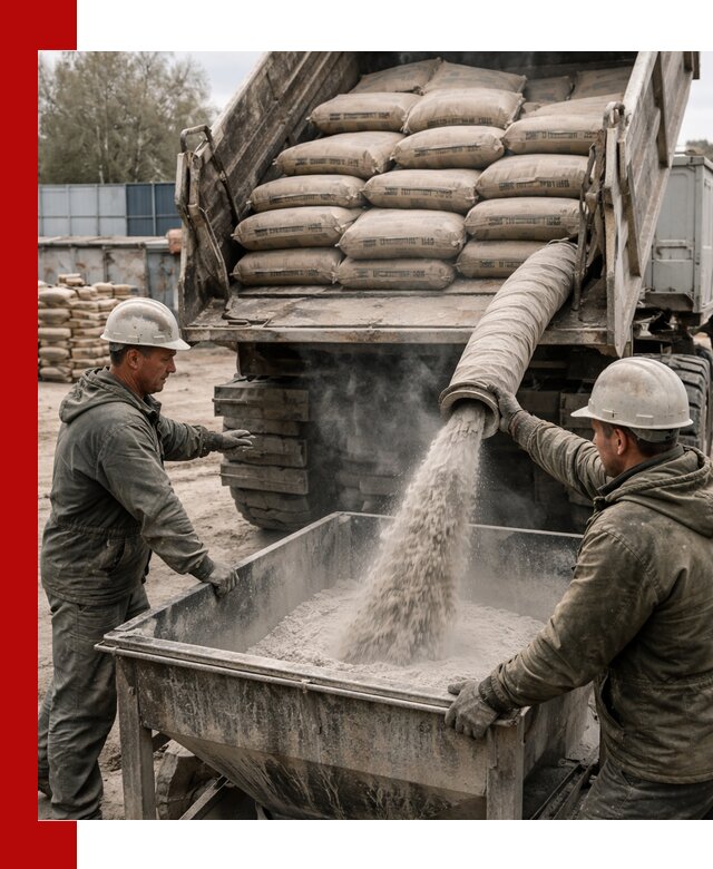 Доставка цемента М400 в Балтийске оптом и в розницу