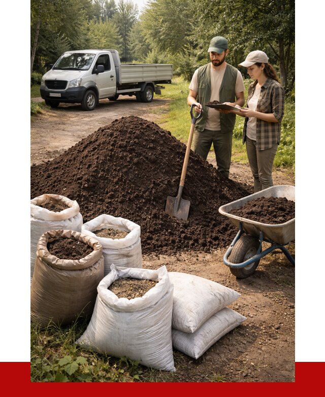 Купить грунт с доставкой в Балтийске от 4588 р. за м3 | ПРОНЕРУДБлт