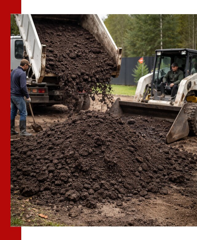 Плодородный грунт с доставкой в Балтийске для садов и огородов