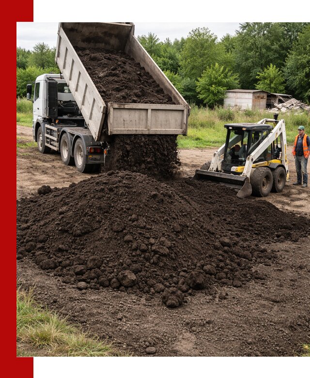 Поставка плодородной земли с доставкой самосвалом в Балтийске